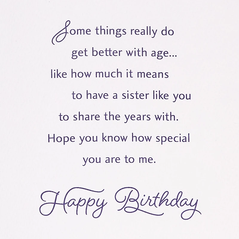 How Special You Are to Me Birthday Card for Sister for only USD 6.99 | Hallmark