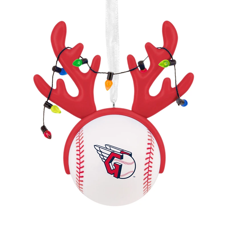 MLB Cleveland Guardians™ Reindeer Baseball Hallmark Ornament for only USD 12.99 | Hallmark