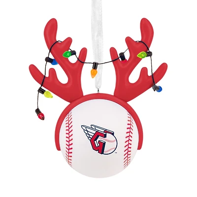 MLB Cleveland Guardians™ Reindeer Baseball Hallmark Ornament for only USD 12.99 | Hallmark