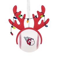 MLB Cleveland Guardians™ Reindeer Baseball Hallmark Ornament for only USD 12.99 | Hallmark