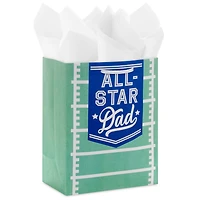 9.6" All-Star Dad Football Field Medium Father's Day Gift Bag With Tissue Paper for only USD 4.99 | Hallmark