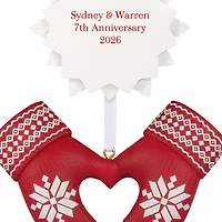 Merry Mittens Personalized Ornament