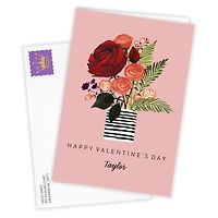 Vase of Roses Custom Card for only USD 4.99 | Hallmark