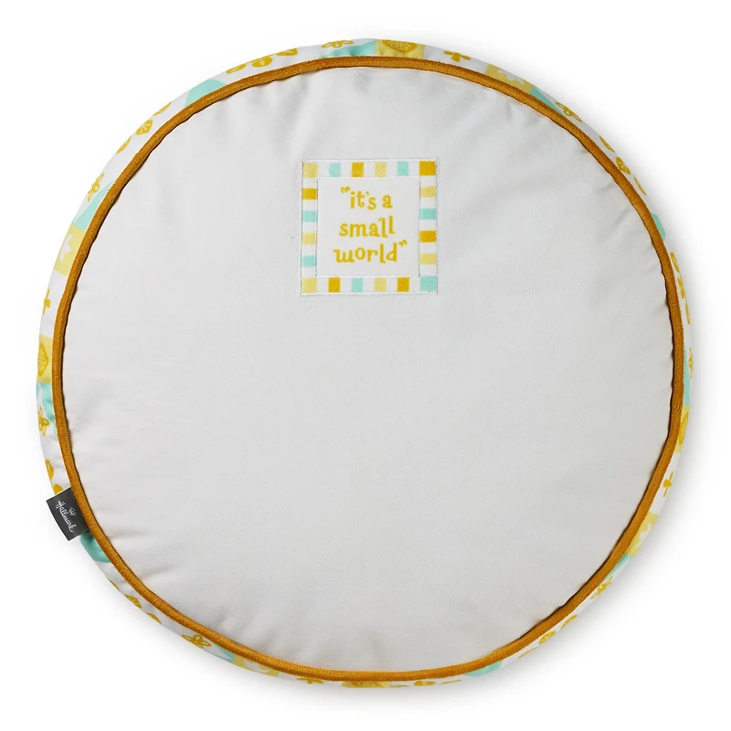 Disney It's a Small World Round Clock Face Pillow, 15" for only USD 39.99 | Hallmark