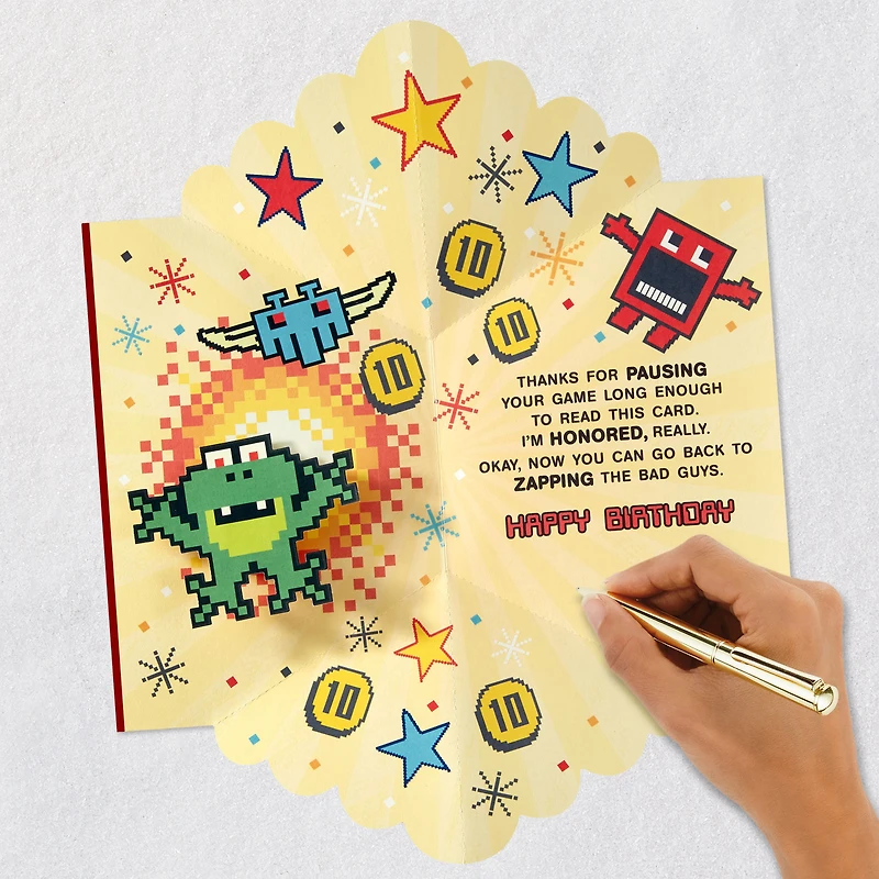 Whole New Level Funny Pop-Up 10th Birthday Card for only USD 5.59 | Hallmark
