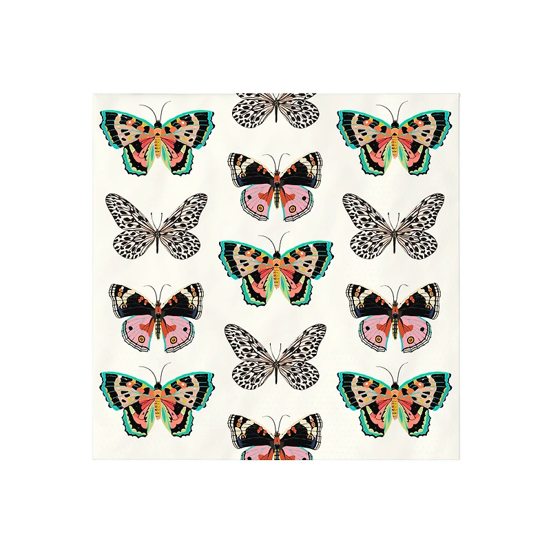 Butterflies on White Cocktail Napkins, Set of 16 for only USD 4.49 | Hallmark