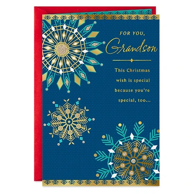 Happy Memories and Loving Thoughts Christmas Card for Grandson for only USD 2.00 | Hallmark
