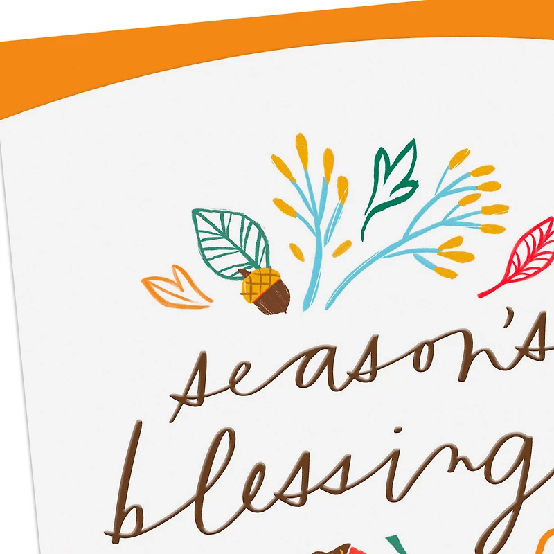 Season's Blessings Thanksgiving Card for only USD 3.99 | Hallmark