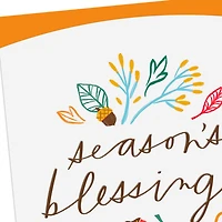 Season's Blessings Thanksgiving Card for only USD 3.99 | Hallmark