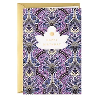 Purple Paisley Golden Moments Birthday Card for only USD 3.99 | Hallmark