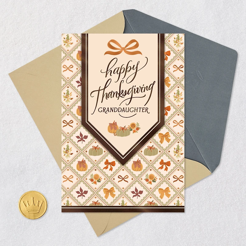 You're One of Life's Blessings Thanksgiving Card for Granddaughter for only USD 3.99 | Hallmark