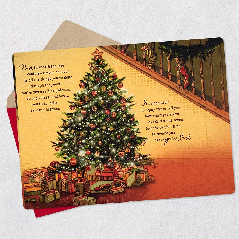 Home, Family, Love Christmas Tree Christmas Card for Dad for only USD 5.59 | Hallmark