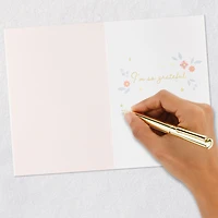 Pink and Purple Flowers So Grateful Thank-You Card for only USD 8.59 | Hallmark