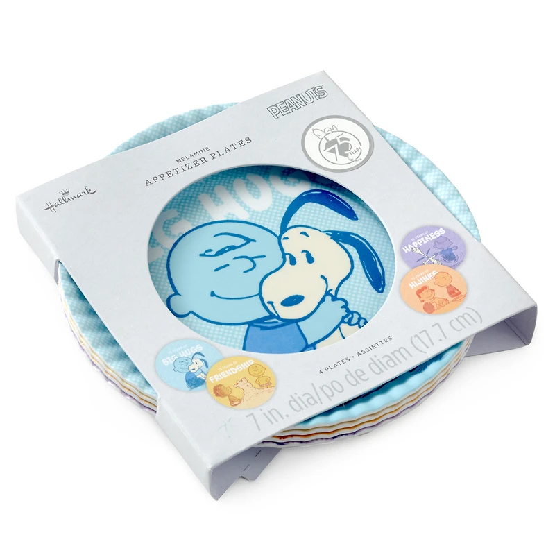 Peanuts® 75th Anniversary Appetizer Plate Set for only USD 24.99 | Hallmark