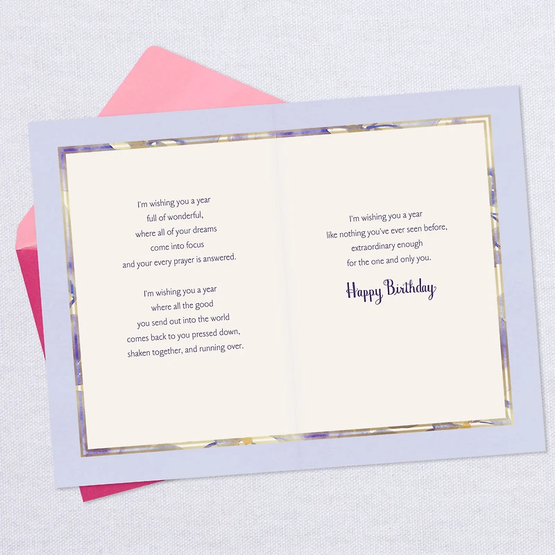 Wishes for a Year Full of Wonderful Birthday Card for only USD 3.99 | Hallmark