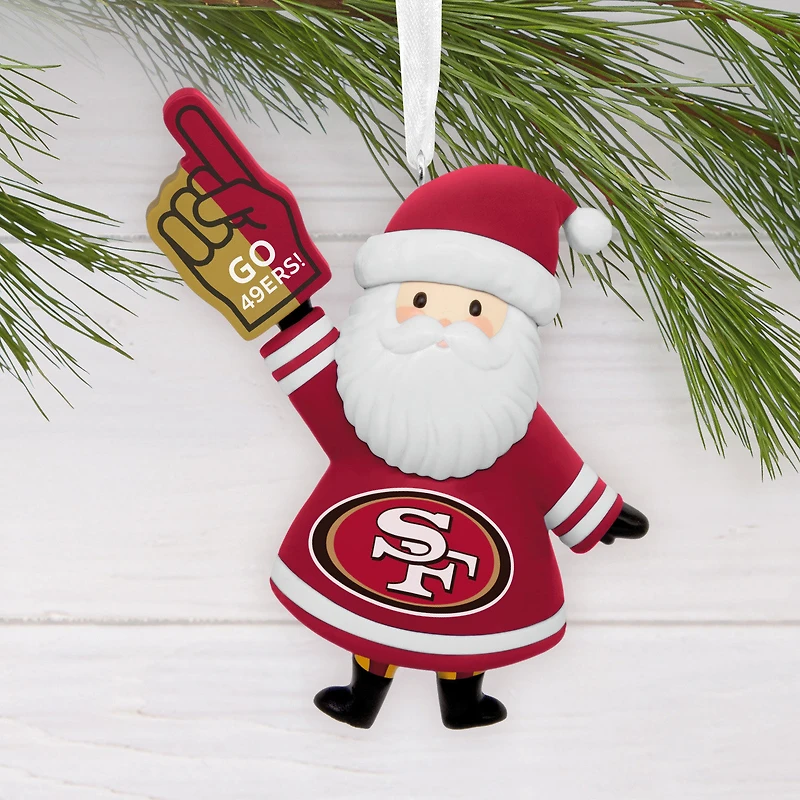 NFL San Francisco 49ers Santa Fan Hallmark Ornament for only USD 12.99 | Hallmark