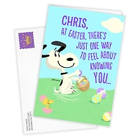 Peanuts® Egg-stremely Lucky to Know You Custom Easter Card for only USD 4.99 | Hallmark