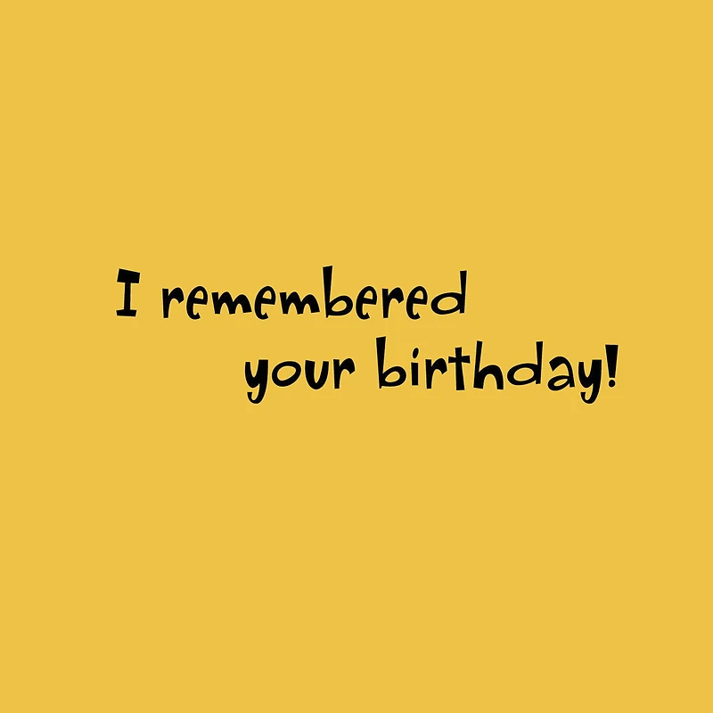 Praise the Lord, I Remembered Birthday Card for only USD 0.99 | Hallmark