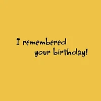 Praise the Lord, I Remembered Birthday Card for only USD 0.99 | Hallmark