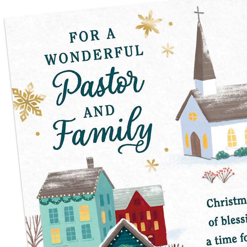 A Season of Blessing and Cheer Religious Christmas Card for Pastor and Family for only USD 3.99 | Hallmark