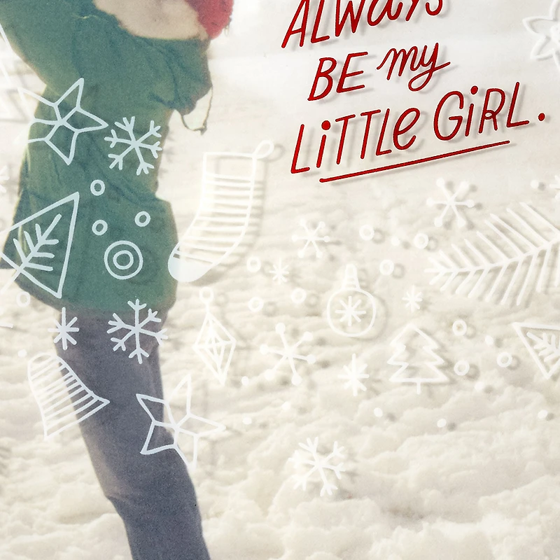 You'll Always Be My Little Girl Christmas Card for Daughter for only USD 6.59 | Hallmark