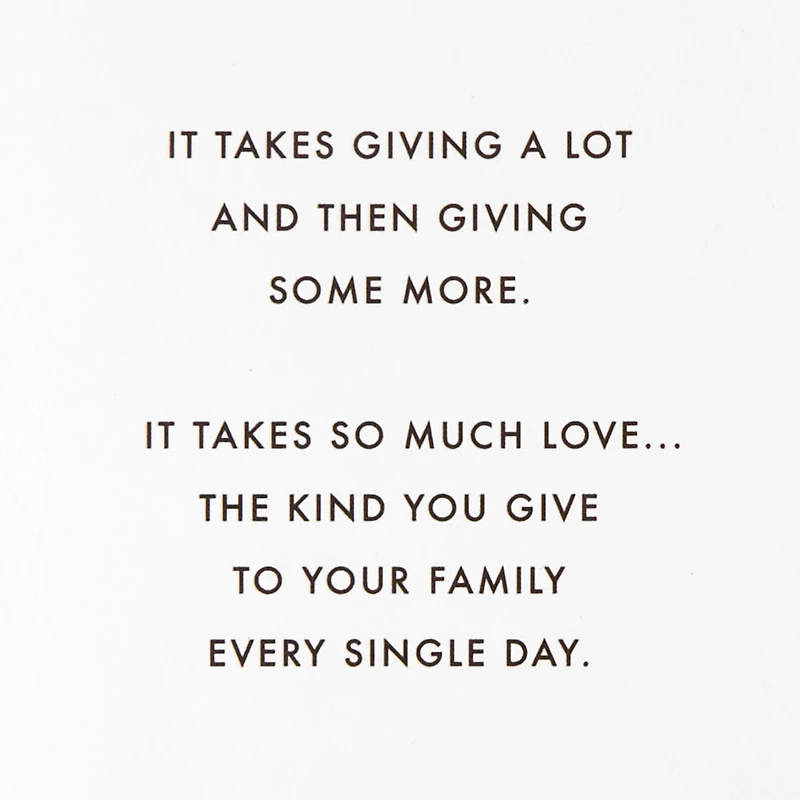 You Give a Lot and Then Give Some More Father's Day Card for Son for only USD 5.59 | Hallmark