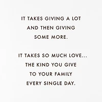 You Give a Lot and Then Give Some More Father's Day Card for Son for only USD 5.59 | Hallmark