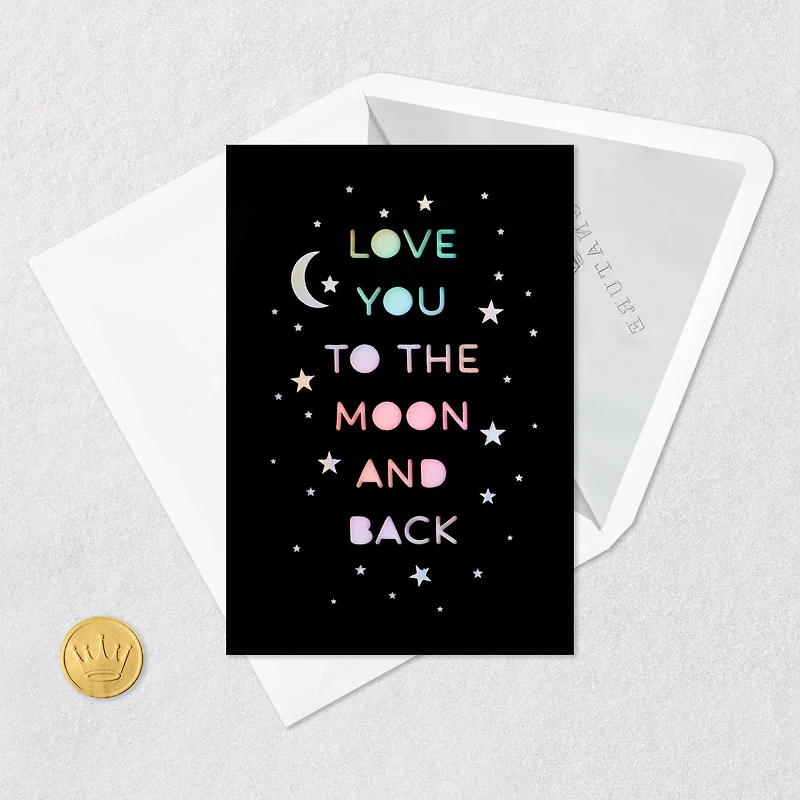 Love You to the Moon and Back Blank Card for only USD 7.59 | Hallmark