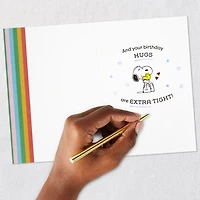 Peanuts® Snoopy Happy Dance Hugs Birthday Card for only USD 4.99 | Hallmark