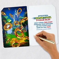 Sonic the Hedgehog™ Super Cool Musical 7th Birthday Card for only USD 5.99 | Hallmark