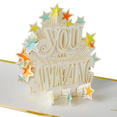 You're Amazing, Colorful Stars Pop-Up Encouragement Card for only USD 12.99 | Hallmark