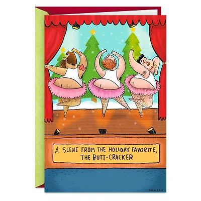 Butt-Cracker Holiday Dance Funny Christmas Card for only USD 3.99 | Hallmark