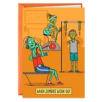 Zombies at the Gym Funny Halloween Card for only USD 3.49 | Hallmark
