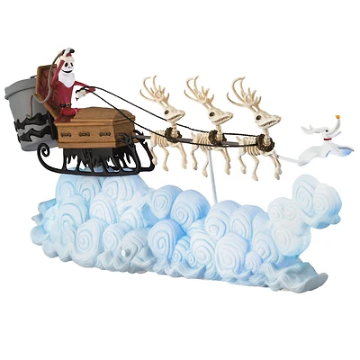 Disney Tim Burton's The Nightmare Before Christmas Santa Jack's Sleigh Ride Tabletop Decoration With Light and Sound for only USD 149.99 | Hallmark