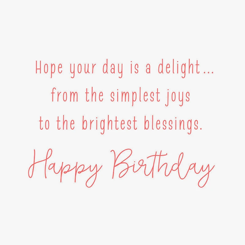 Simple Joys and Bright Blessings Religious Birthday Card for only USD 2.50 | Hallmark