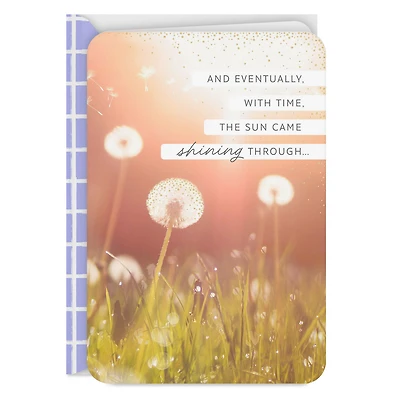 The Sun Will Come Shining Through Encouragement Card for only USD 2.99 | Hallmark