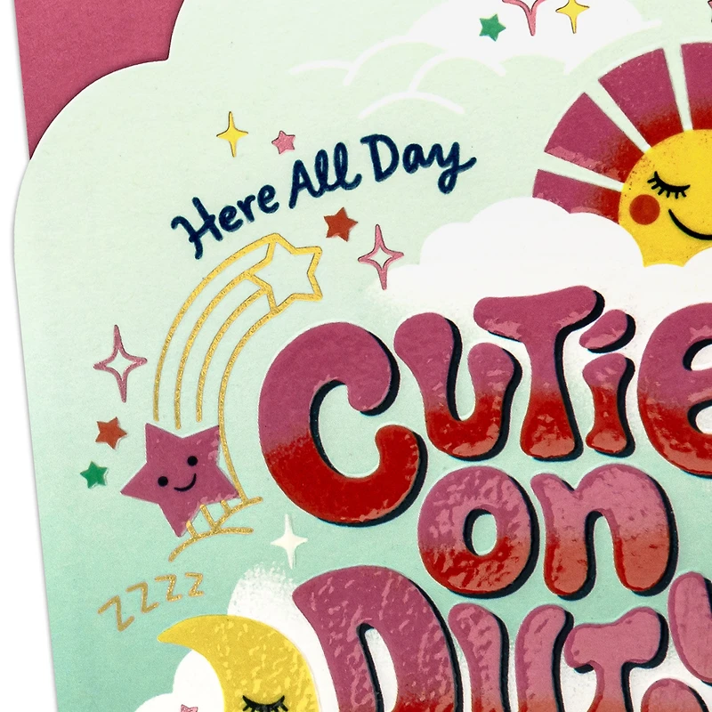 Cutie on Duty New Baby Girl Card for only USD 5.99 | Hallmark