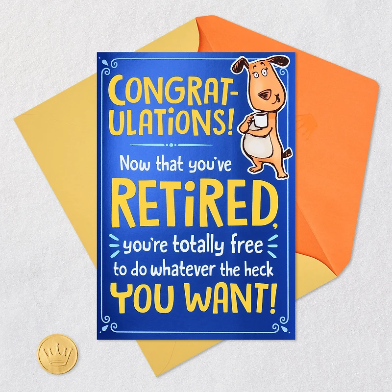 Official License to Chill Funny Retirement Card With Certificate for only USD 3.99 | Hallmark