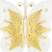 10th Anniversary Brilliant Butterflies Porcelain and Metal Ornament for only USD 29.99 | Hallmark
