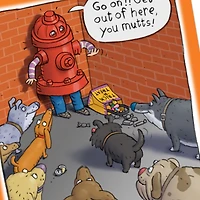 Fire Hydrant Costume and Dogs Funny Halloween Card for only USD 3.49 | Hallmark