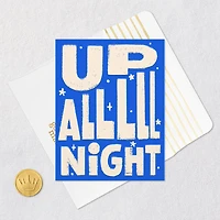 Up All Night Funny New Baby Card for only USD 3.99 | Hallmark