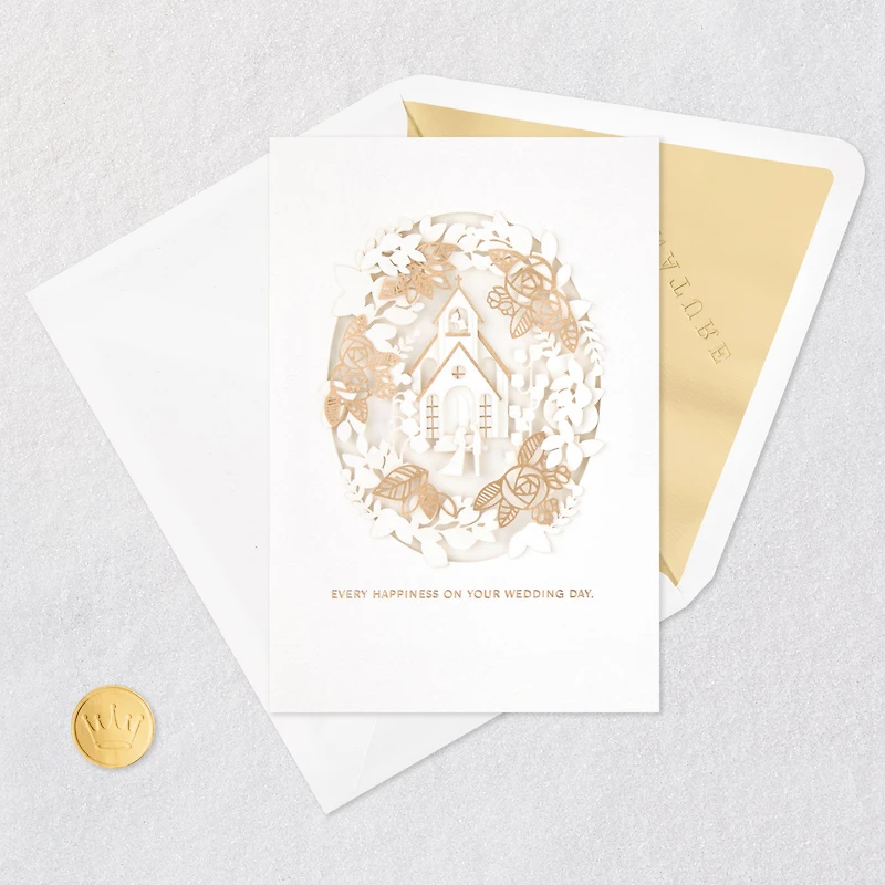 Every Happiness and Blessing Wedding Card for Couple for only USD 8.59 | Hallmark