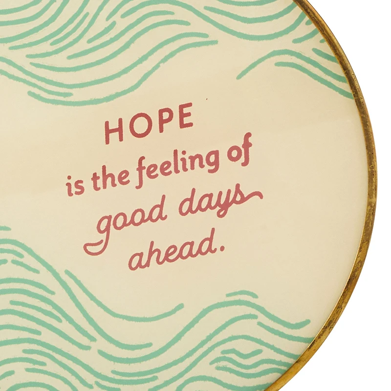 Hope Quote Hanging Glass Sentiment for only USD 22.99 | Hallmark