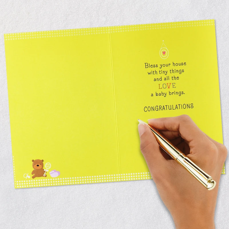 Blessed With Love and Tiny Things New Baby Card for only USD 3.99 | Hallmark