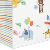 9.6" Animals in Party Hats With Balloons Medium Gift Bag for only USD 3.99 | Hallmark