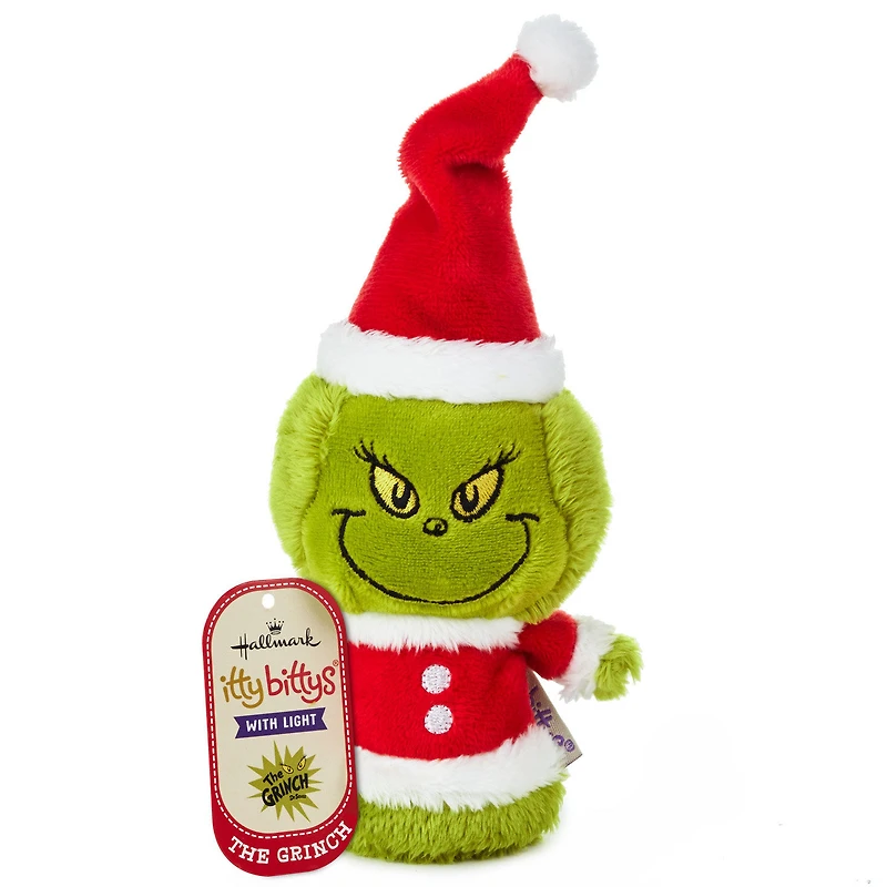 itty bittys® Dr. Seuss™ Grinch Plush With Light for only USD 16.99 | Hallmark