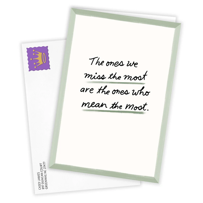 The Ones We Miss the Most Custom Sympathy Card for only USD 4.99 | Hallmark
