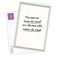 The Ones We Miss the Most Custom Sympathy Card for only USD 4.99 | Hallmark