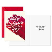 Red and Ivory Shadow Lettering Valentine's Day Cards, Pack of 6 for only USD 6.99 | Hallmark
