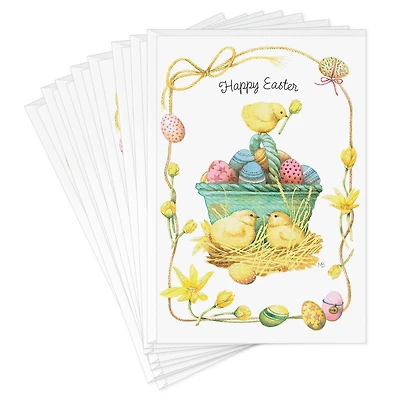 Nostalgic Chicks And Basket of Eggs Easter Cards, Pack of 8 for only USD 7.99 | Hallmark